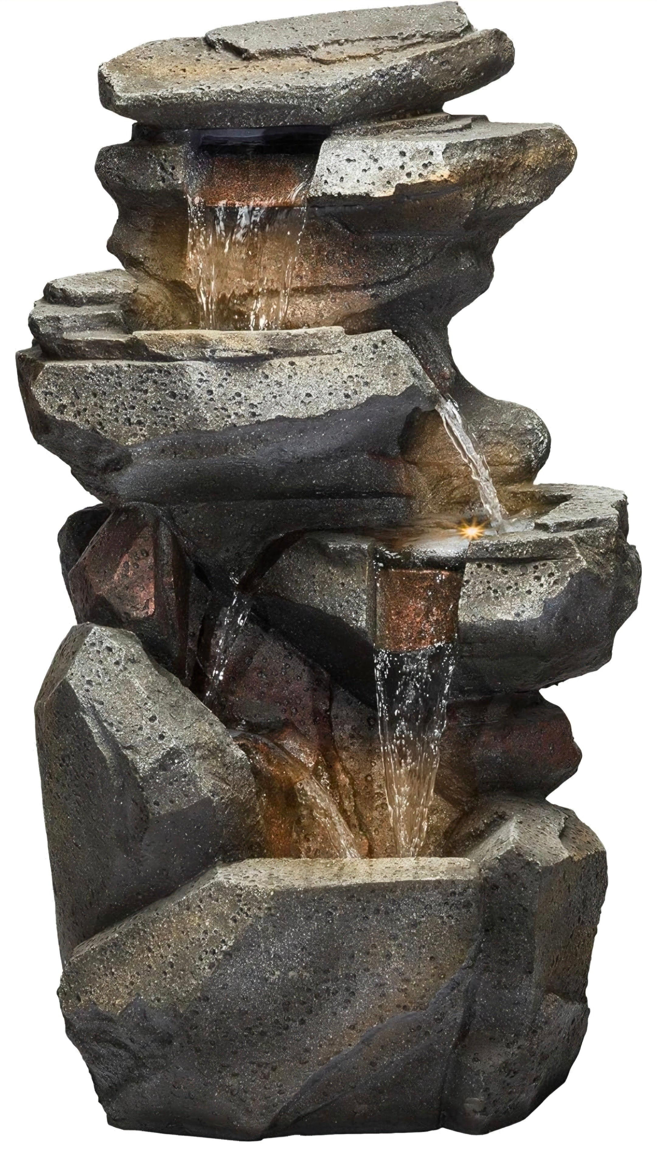 Rock Waterfall Water Fountain for Home Water Fountain for Garden Fountain for Home Decor Waterfall Outdoor Fountain Waterfall Fountain