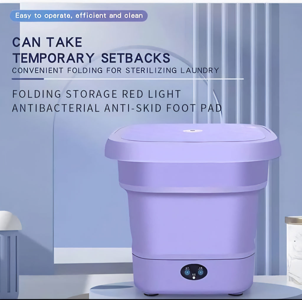 Foldable washing machine