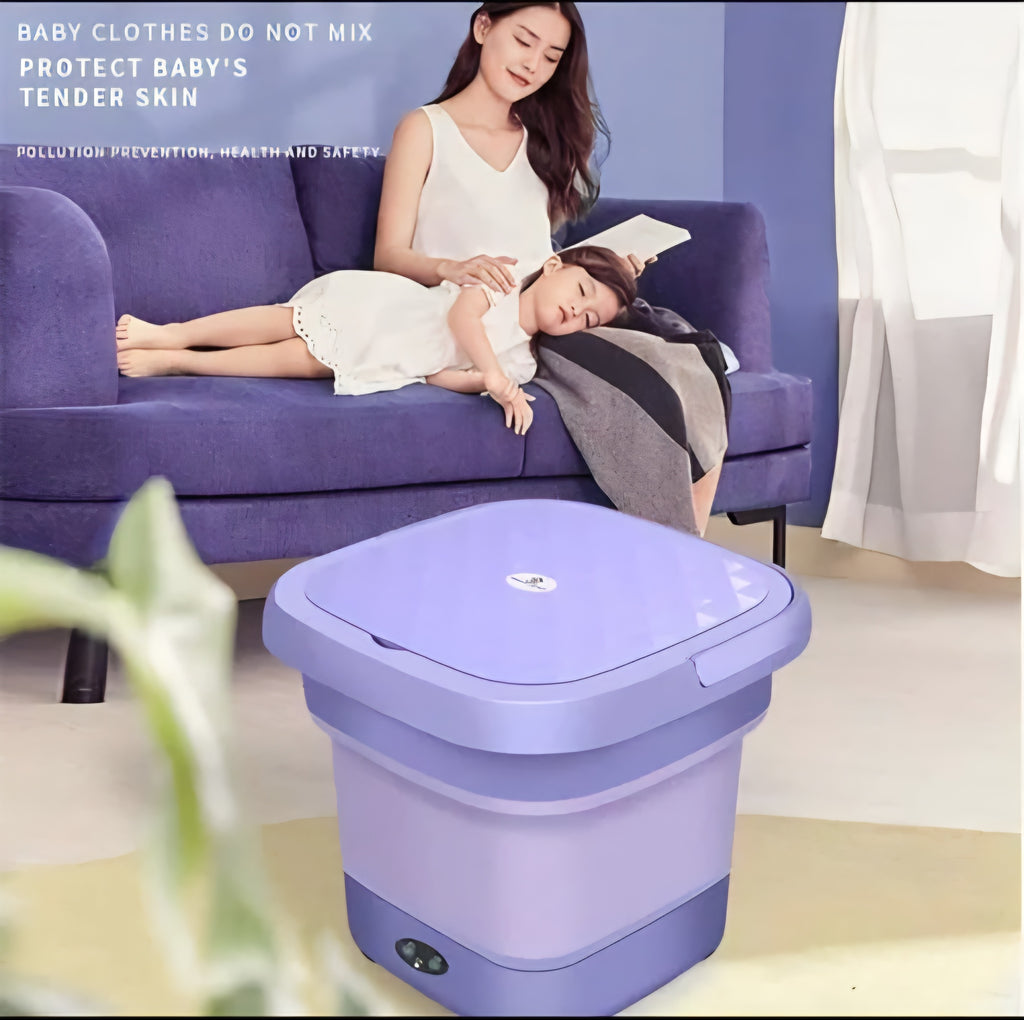 Foldable washing machine
