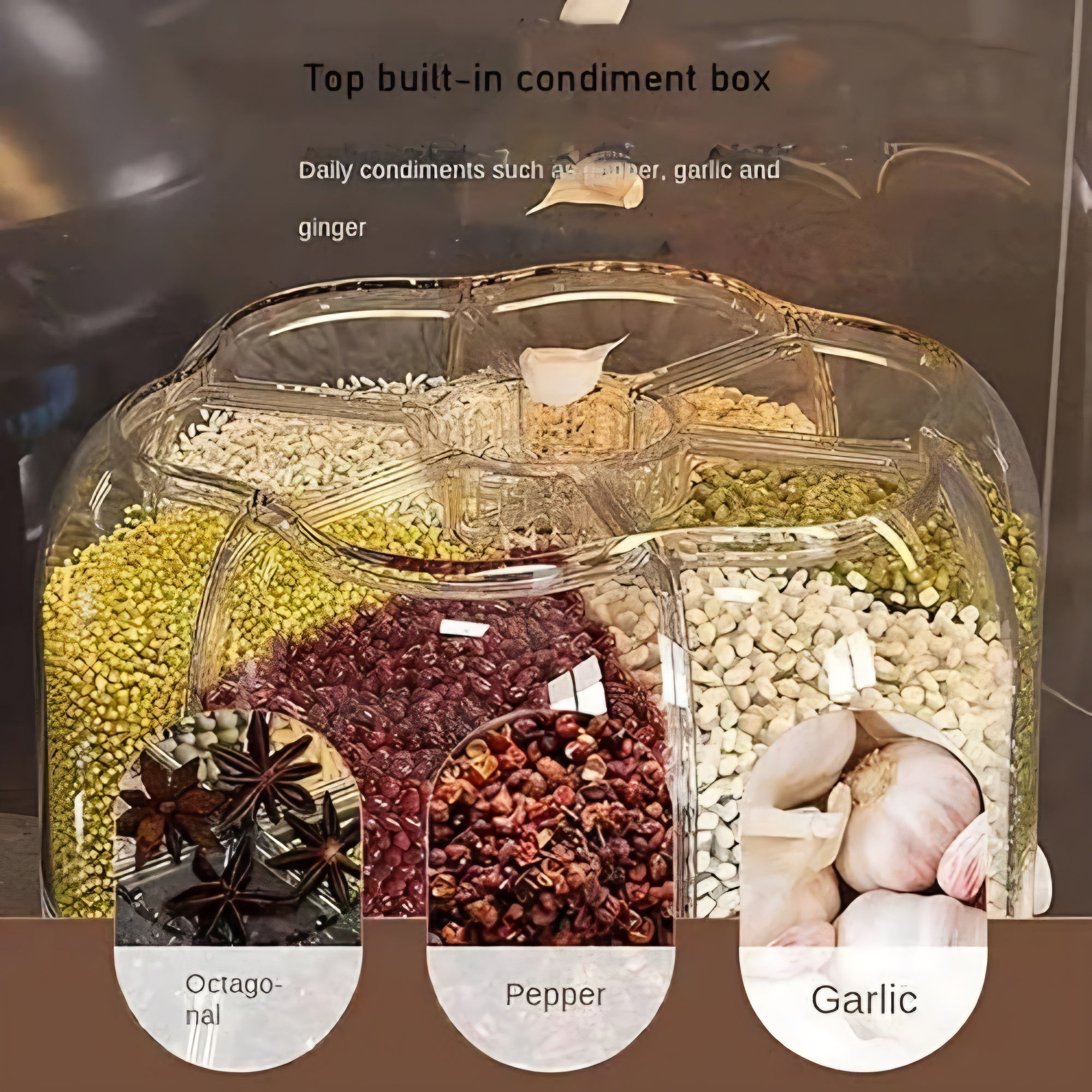 Manual White Kitchen Rice Dispenser Rotating Ceral ( 10 KG capacity)