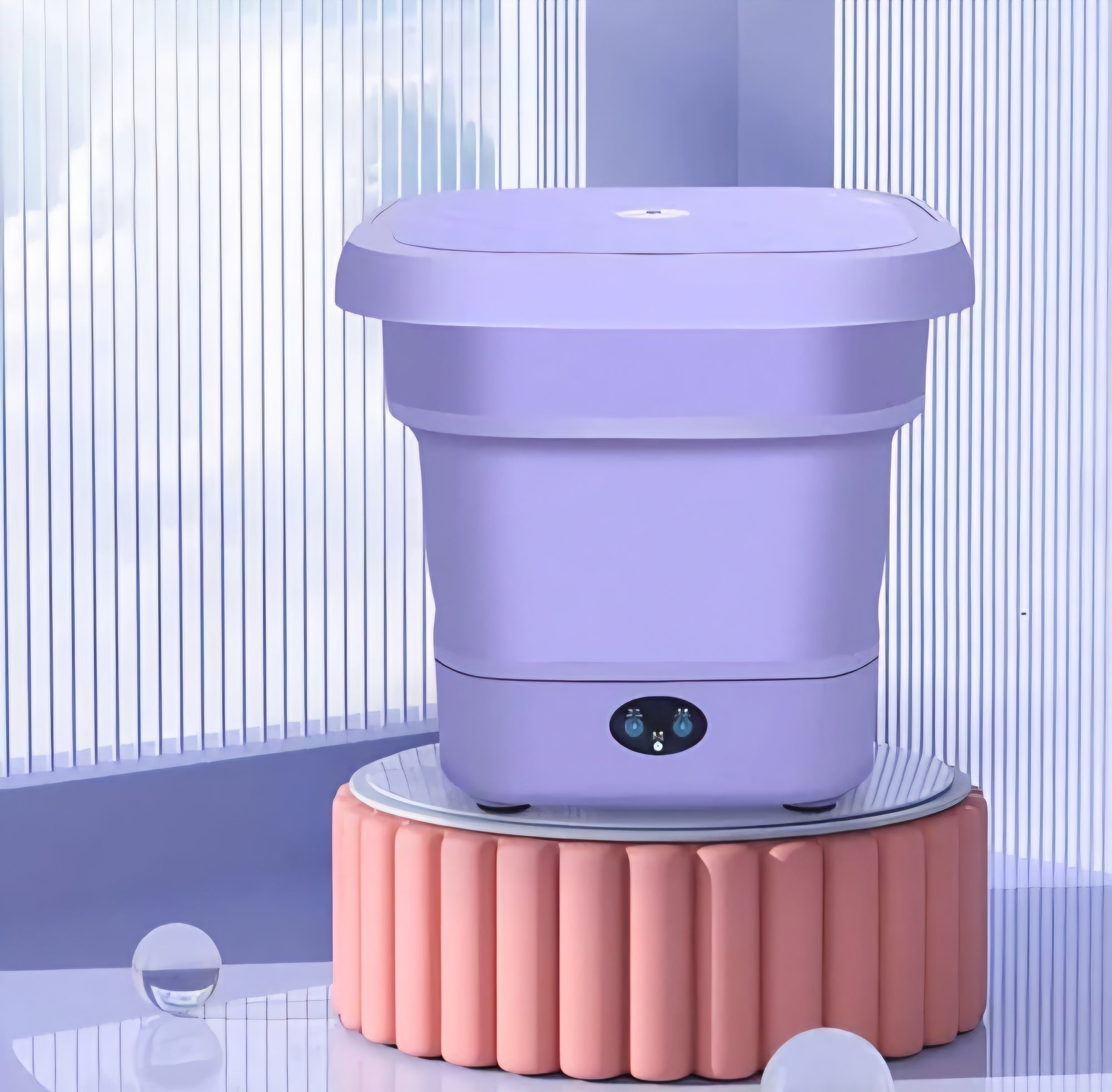 Foldable washing machine