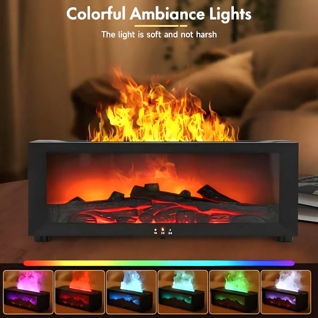 Fireplace Flame Aroma Diffusion Humidifier