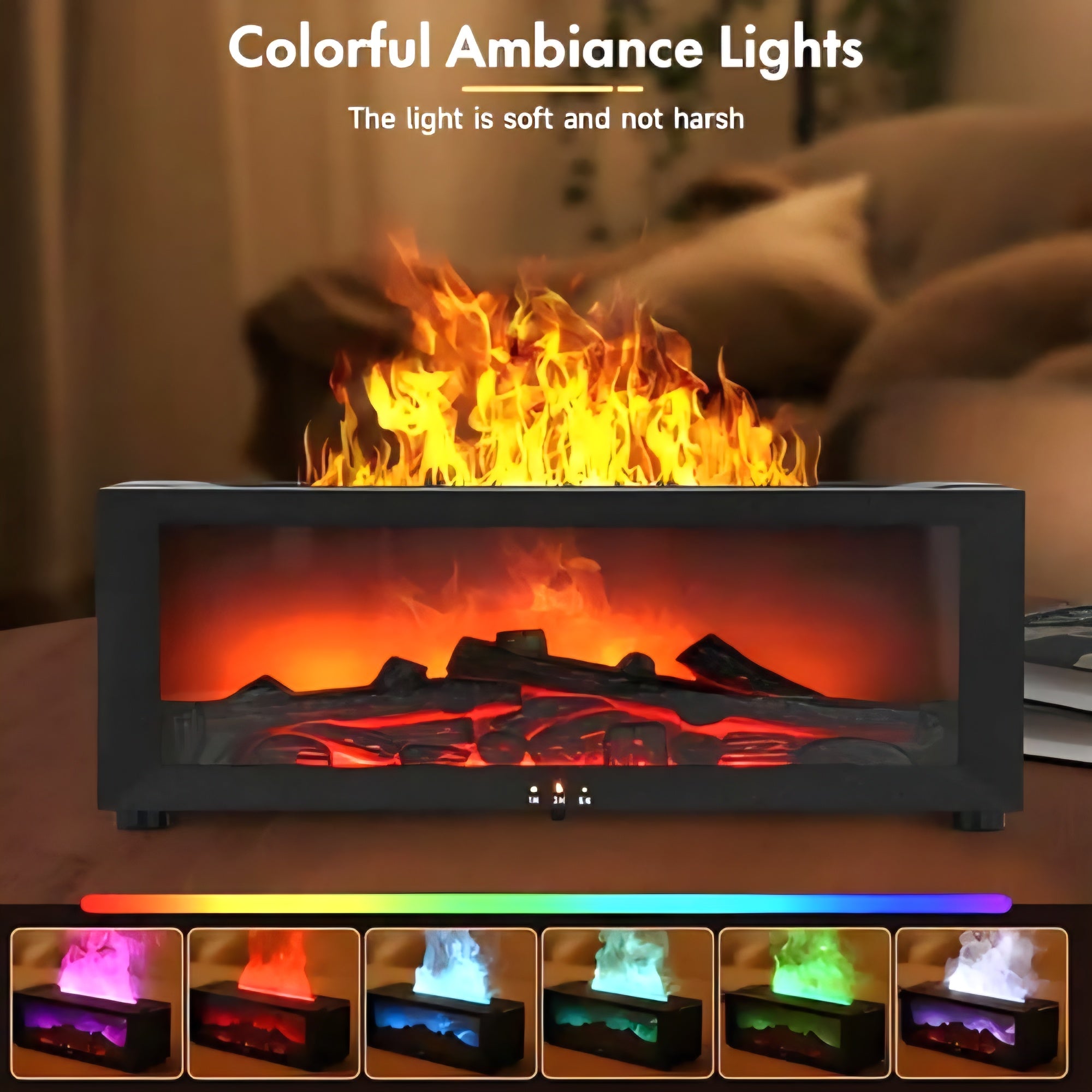 Fireplace Flame Aroma Diffusion Humidifier