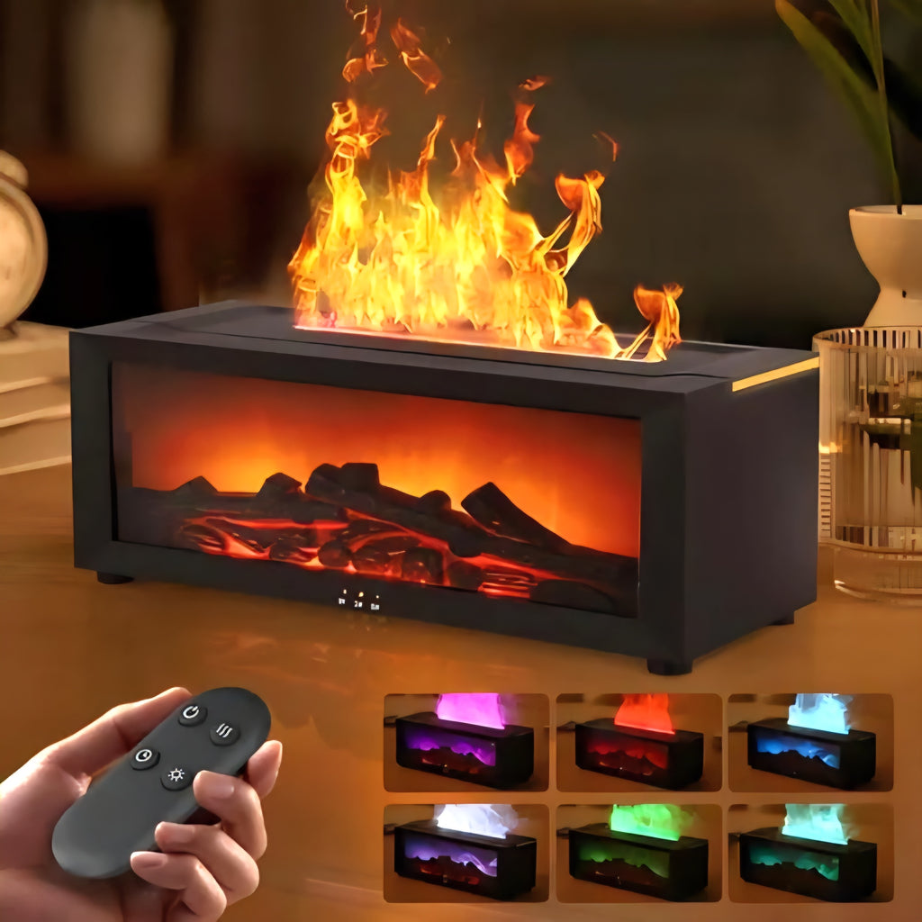 Fireplace Flame Aroma Diffusion Humidifier